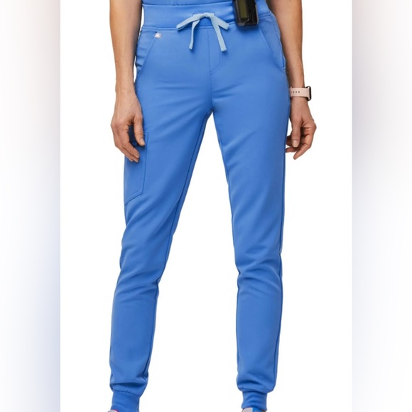 Figs Other - (2 of 2) Figs Women’s Zamora Jogger Scrub Pants Capri Blue Sz MP